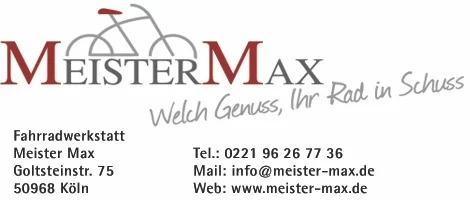 info@meister-max.de Fahrradwerkstatt Meister Max